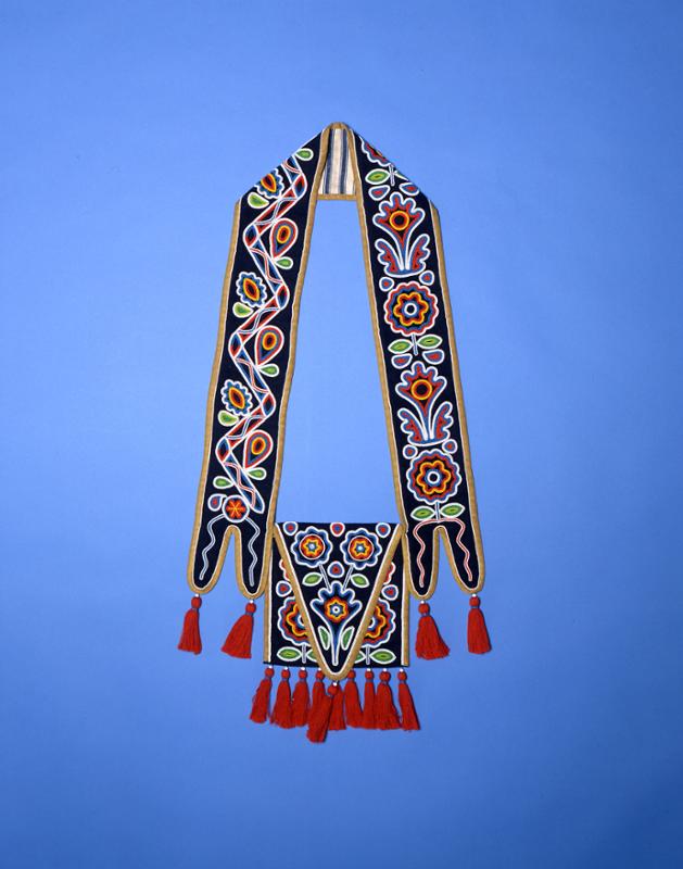 Jerry Ingram's Creek - or Cherokee-style Bandolier Bag | Museum Object Number: 2002-9-2