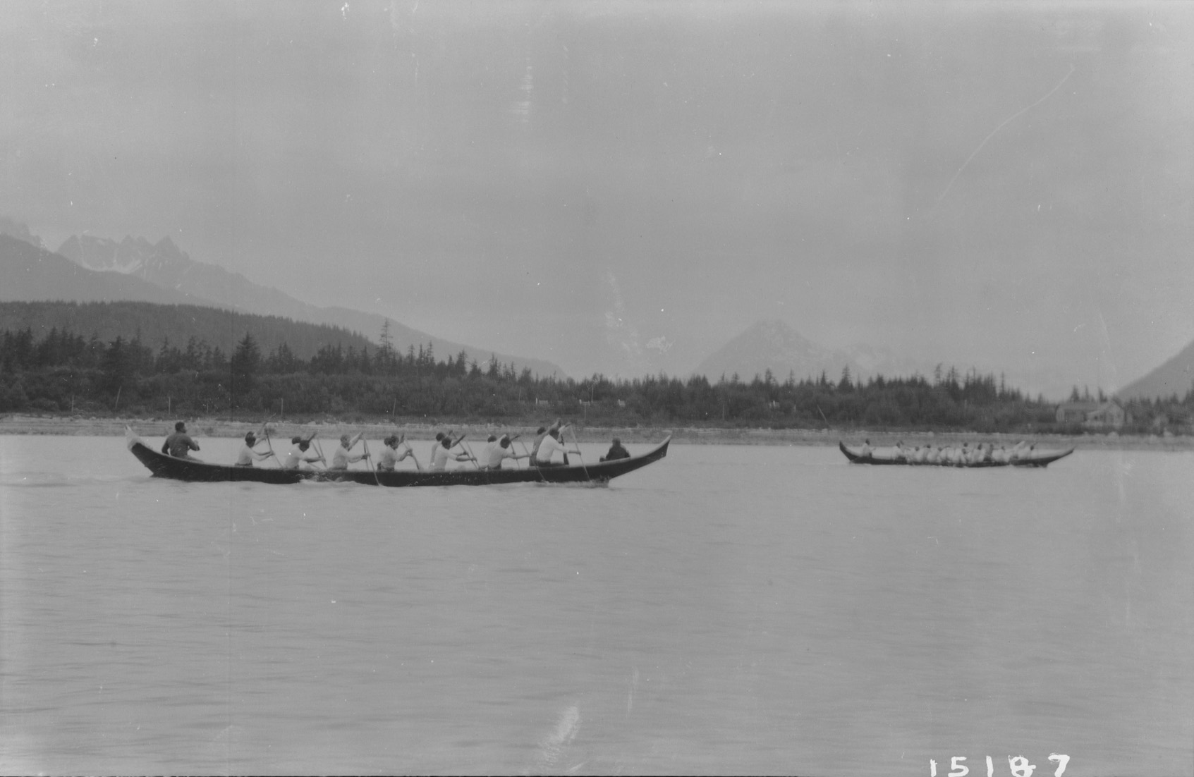 Canoe Race, Haines, July 4, 1904