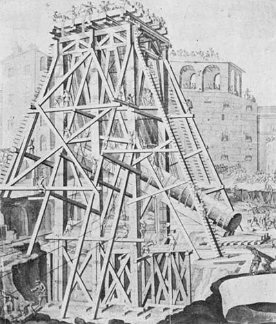 drawing of tower