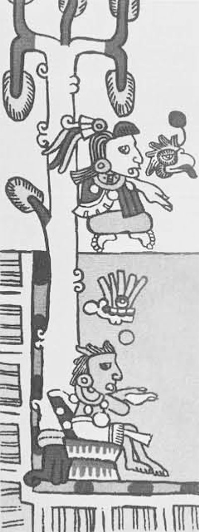 Fig. 3. Detail from page 16 of Nuttall showing Lord 1 Grass and Lady 1 Eagle.