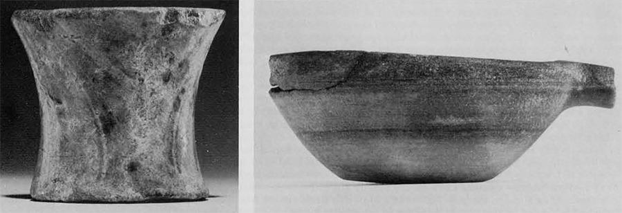 Stone vessels from Mochlos now in the University Museum. 