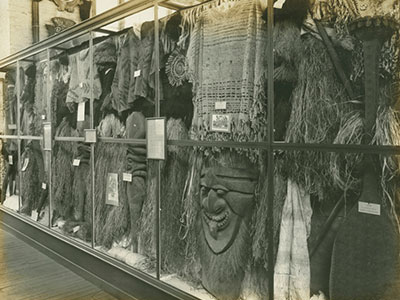 Polynesian display, Philadelphia Commercial Museum ca. 1910. Courtesy of Independence Seaport Museum.
