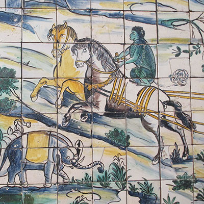 Photo of tile- monkey riding a horse