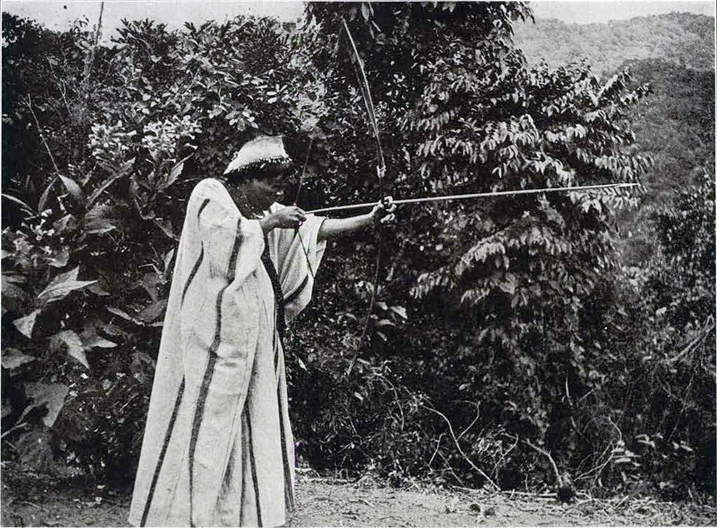 Macoa archer nocking an arrow