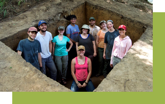 Smith Creek Archaeological Project excavation