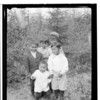 A group of five Tlingit children together in undergrowth. Summer, 1917. Haines, Alaska.