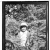 Miss Peter Simpson in undergrowth. June.1918