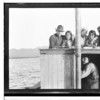 A visit to the fishing camps. Couples on deck of boats. Aug. 1918.