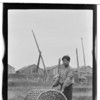 Git-keen youth with Salmon trap. Git-wen-tqul. Oct. 1, 1918