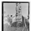 Ga-C - Cape Fox Village - June 17, 1924 - L. Shotridge with Pole