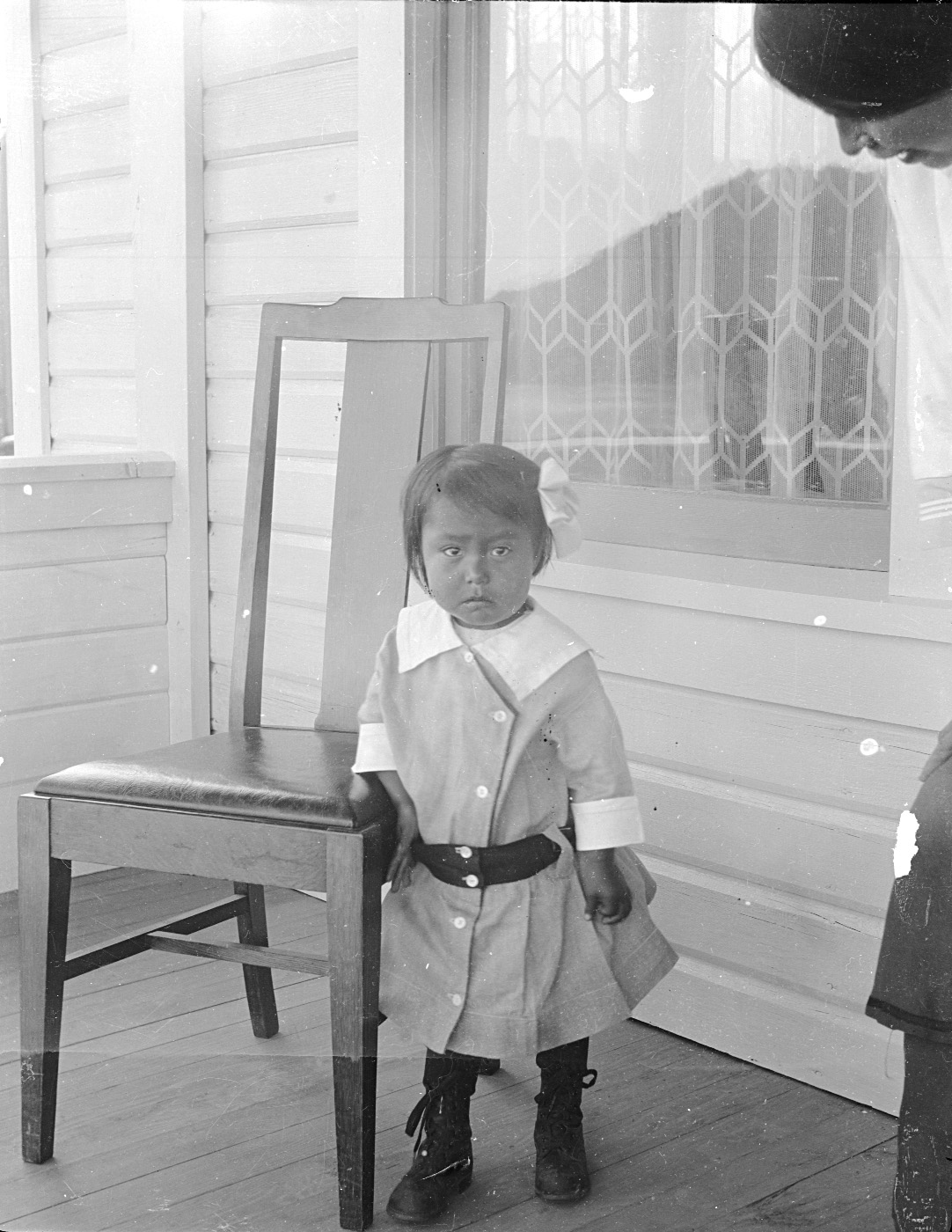 KU X S - Daughter - Child on Porch, Haines - Summer 1917