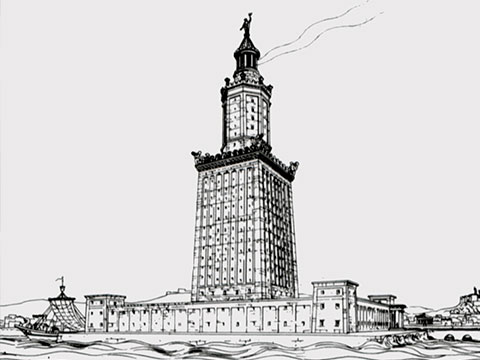 Great Wonders: The Lighthouse at Alexandria: The Pharos in the land of the Pharaoh thumbnail.