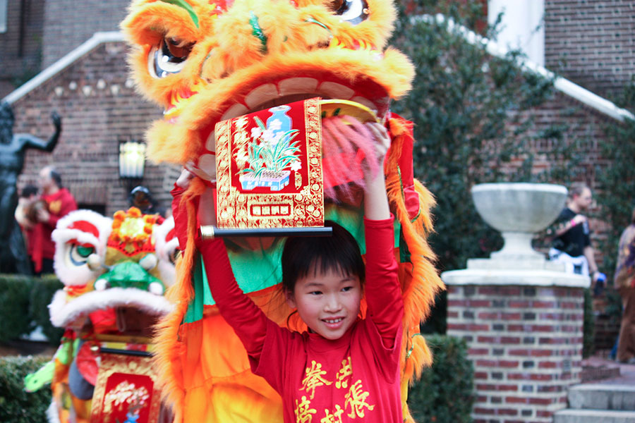 Child with Dragon at Celebration