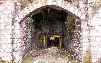 entrance to mine