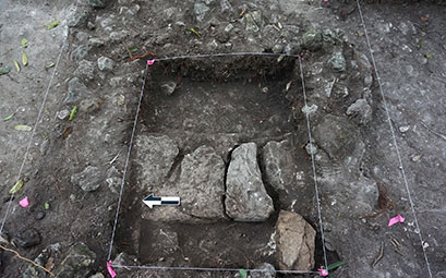 Photo of excavation site