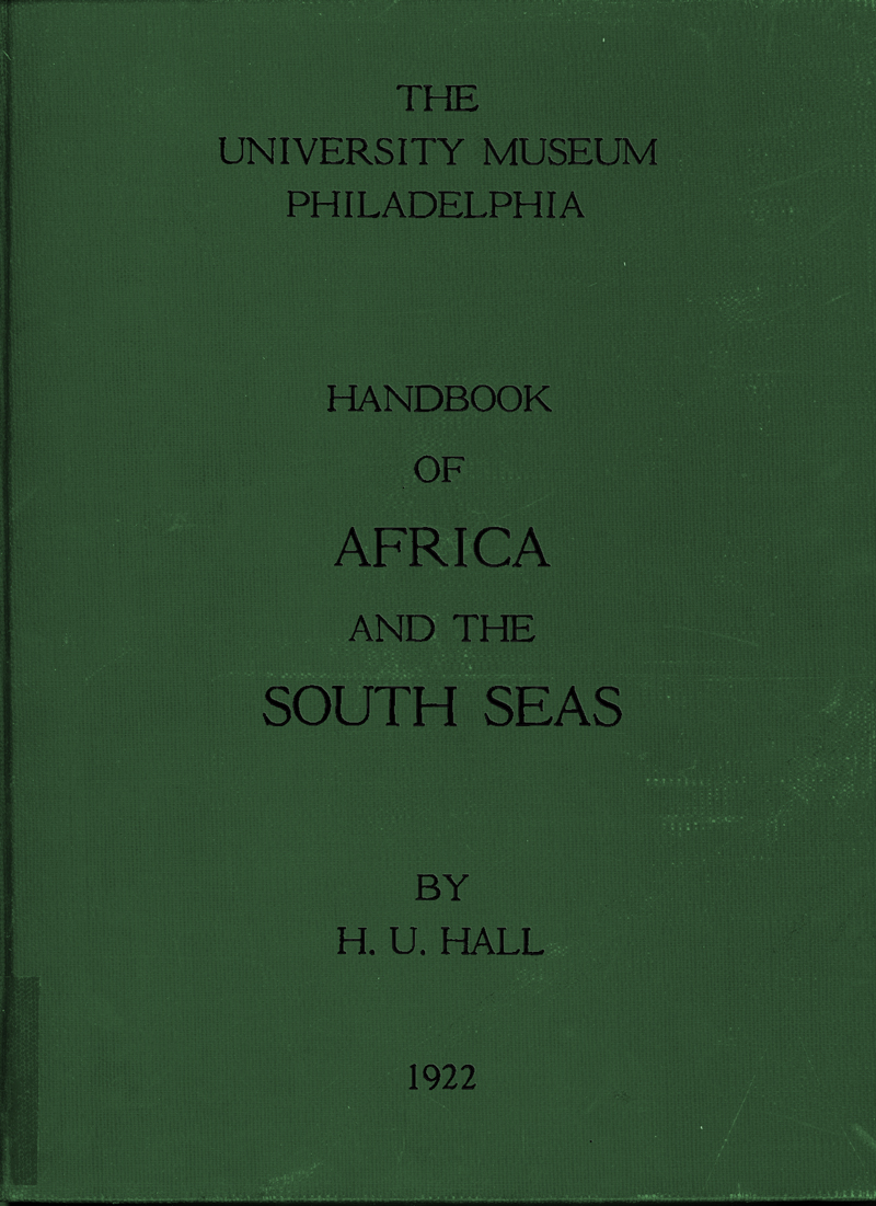 Handbook of Africa and the South Seas.