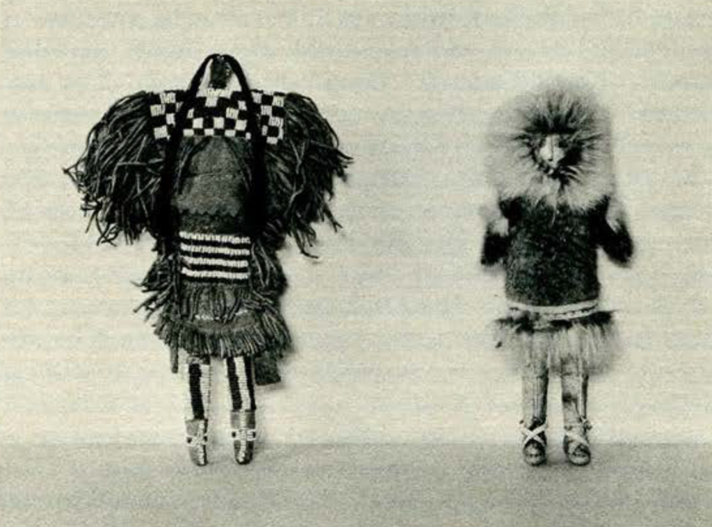 An Apache and an Eskimo doll