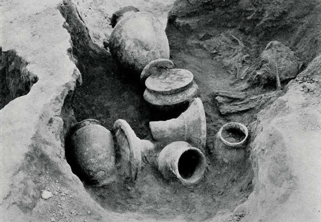 Pots and vessels in the ground