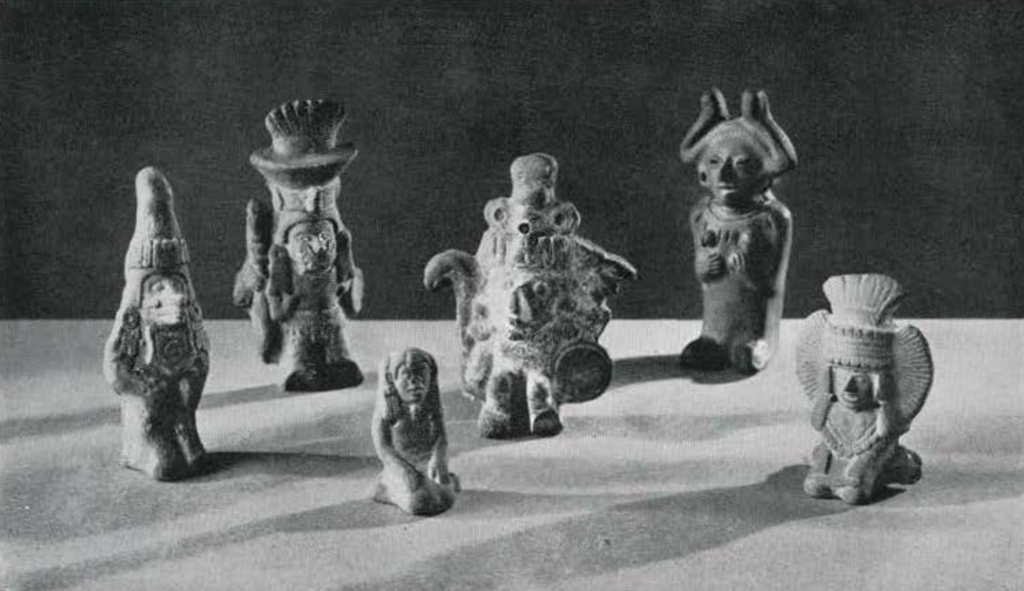 Several figurines of deities