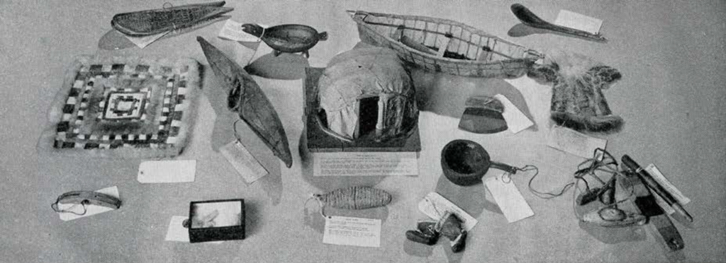 A set of model objects and artifacts from Native Americans