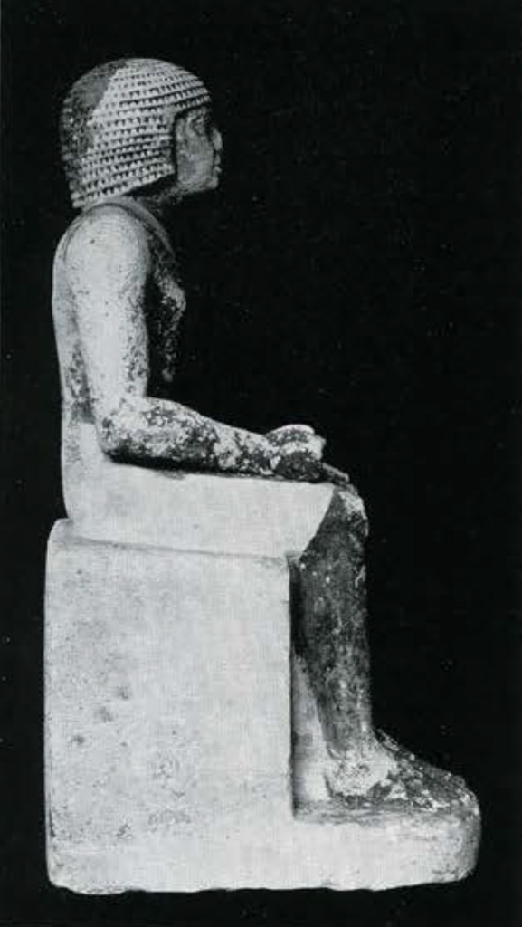 Ka-statue of the Royal Acquaintance Nenkhaftikai who is shown seated