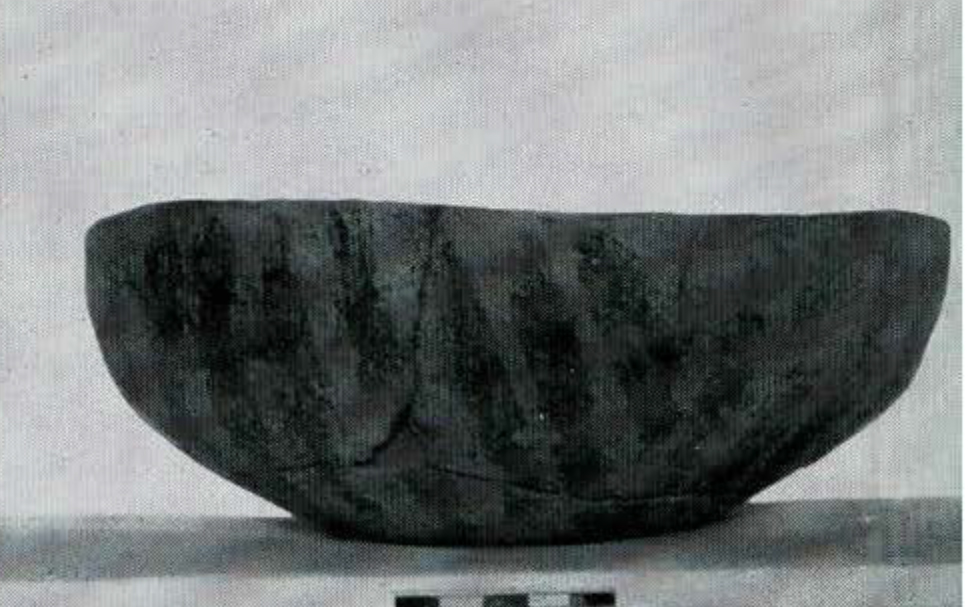 A shallow bowl.