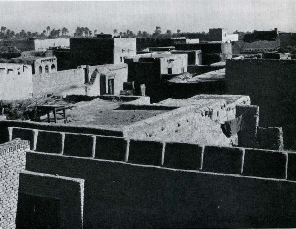 View of Afej rooftops.
