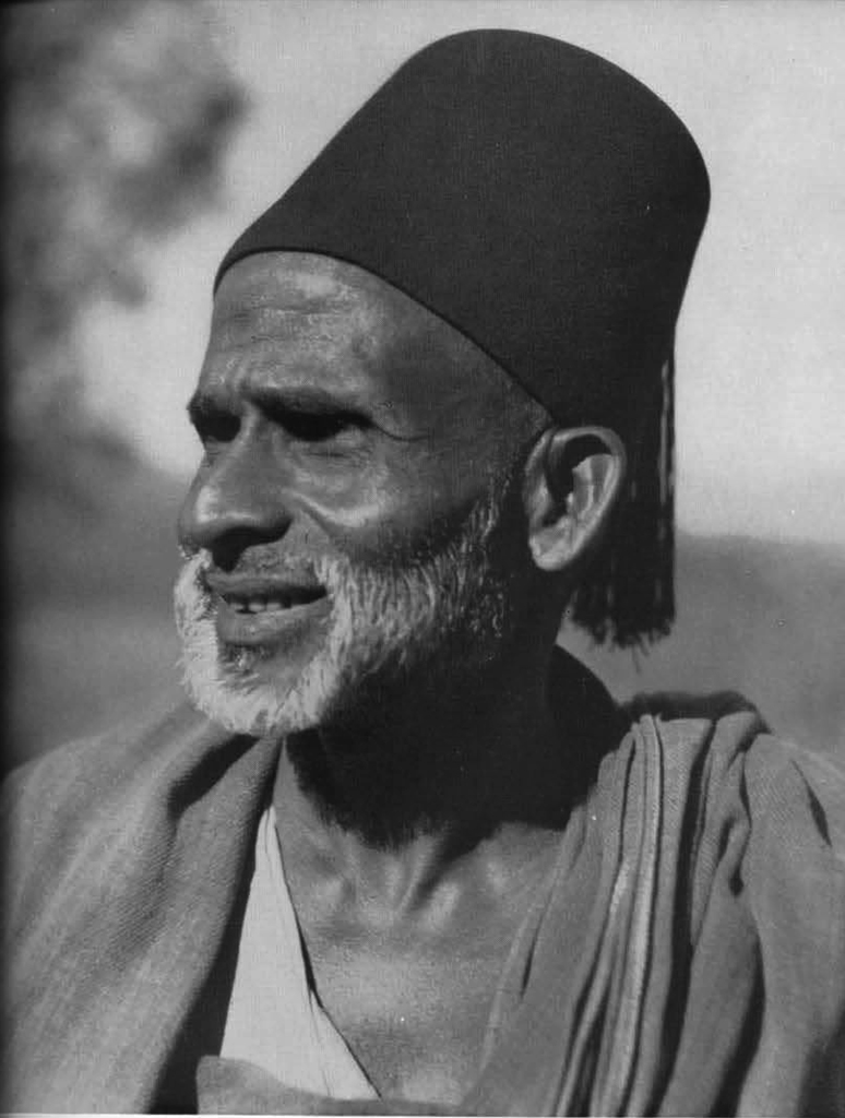 Portrait of a man wearing a fez.