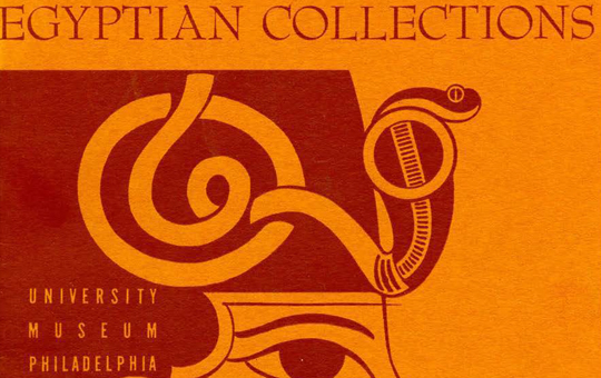 The Egyptian Collections catalogue cover.