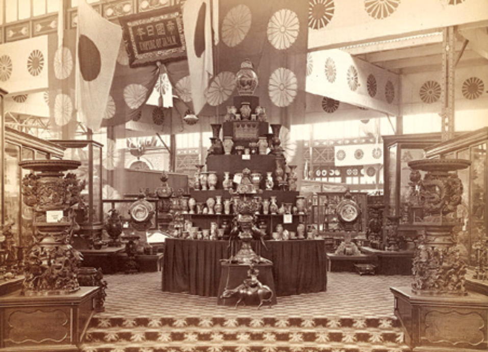 Japanese section of the 1876 Centennial International Exhibition in Philadelphia