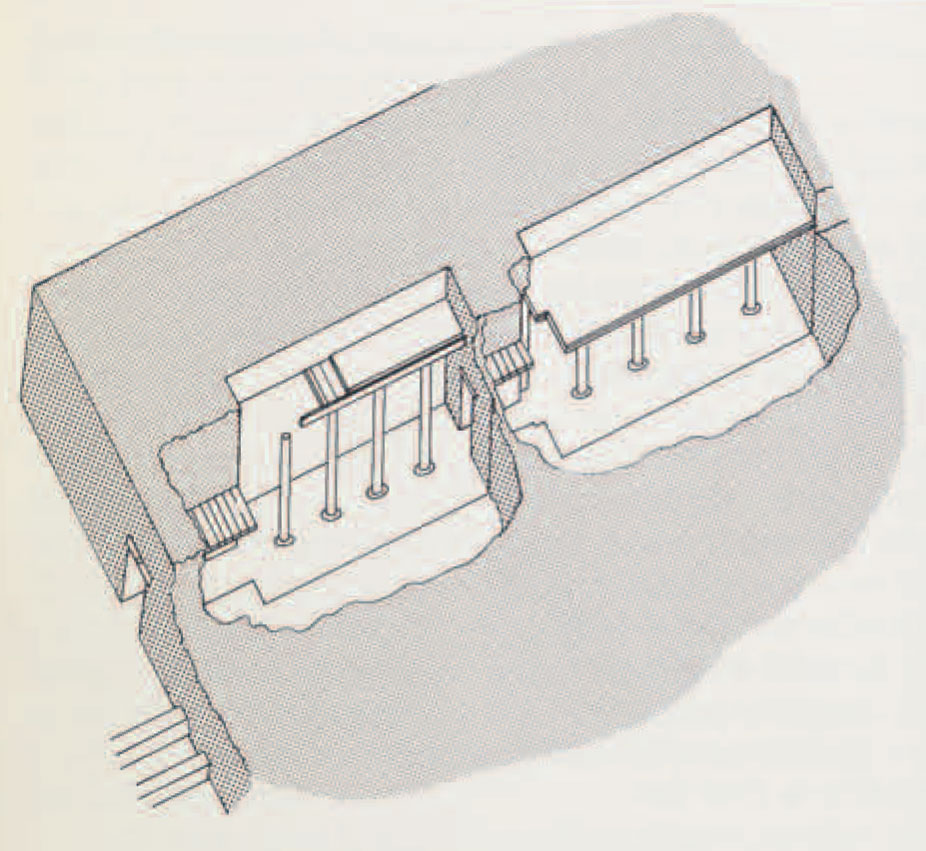Drawing of a chapel.