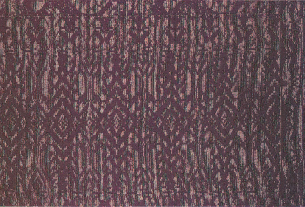 Part of a piece of fabric displaying the cornflower motif.