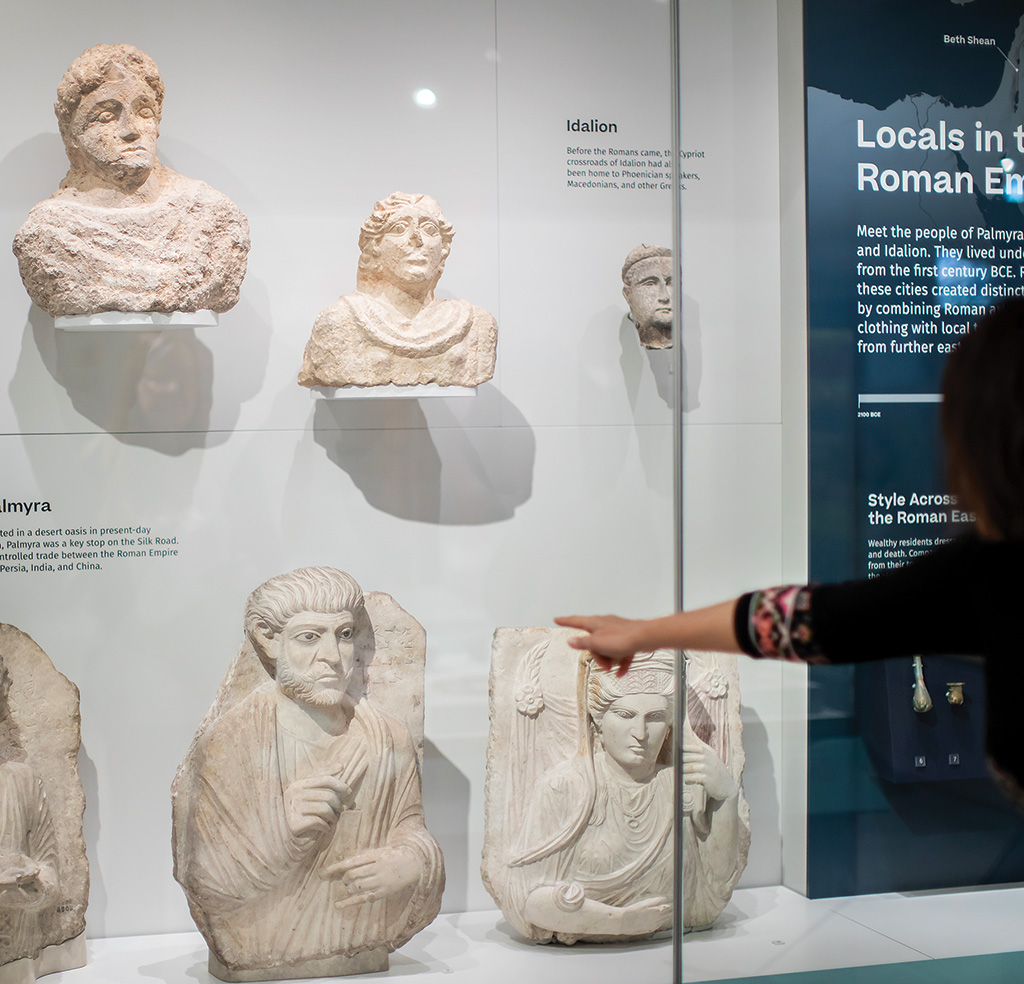 Busts in the Eastern Mediterranean Gallery