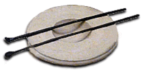 Cosmetic palette and spoons, Iron IIB, 800-701 B.C., Iron IIC, 701-586 B.C.