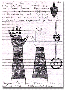 Page from Hiller's journal