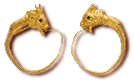 Gold Earrings from Cyprus