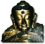 Buddha with dot on forehead