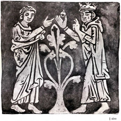 King Edward the Confessor giving his ring to St. John, 2/3 size