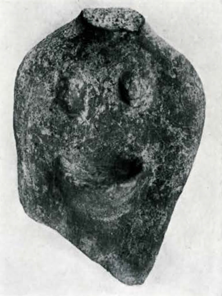 Carved object with indents